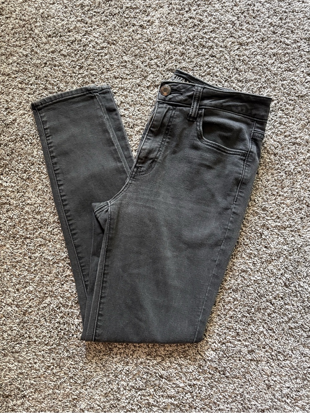 American Eagle Outfitters Charcoal Black Skinny Jeans